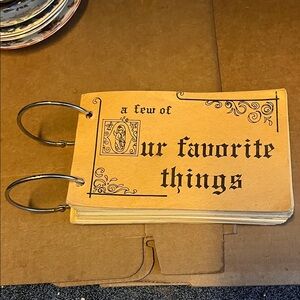 Vintage Style Ring-Bound Booklet Cookbook
NJ  1980